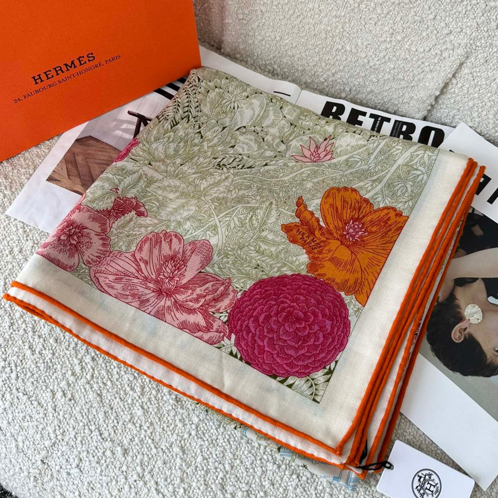HERMES SCARF 135 CM COLORFUL 393104