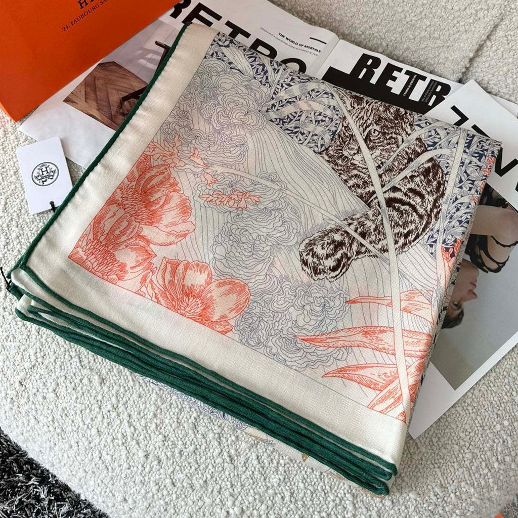 HERMES SCARF 135 CM COLORFUL 393105