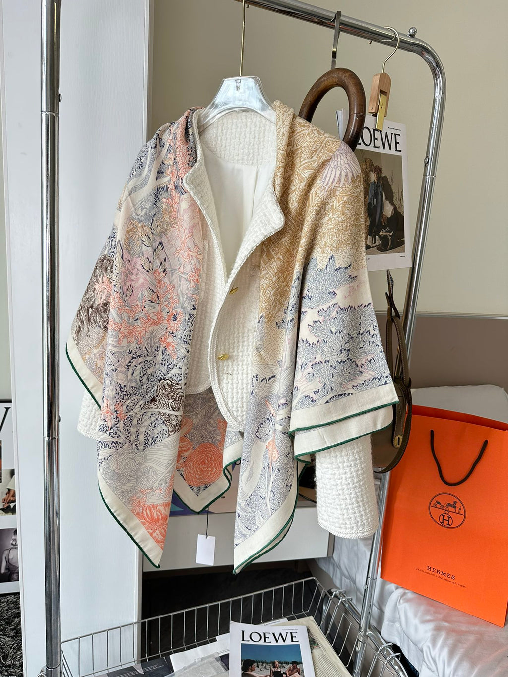 HERMES SCARF 135 CM COLORFUL 393105