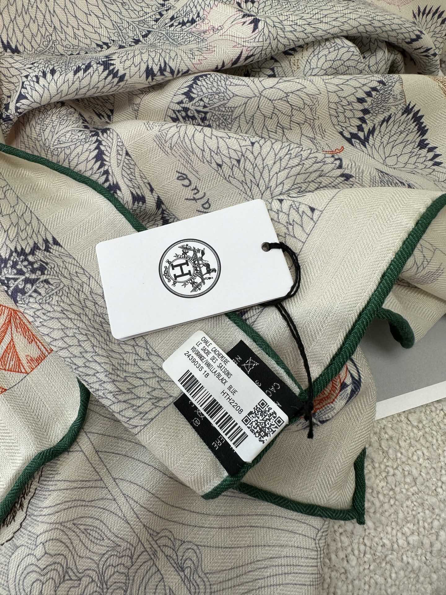 HERMES SCARF 135 CM COLORFUL 393105