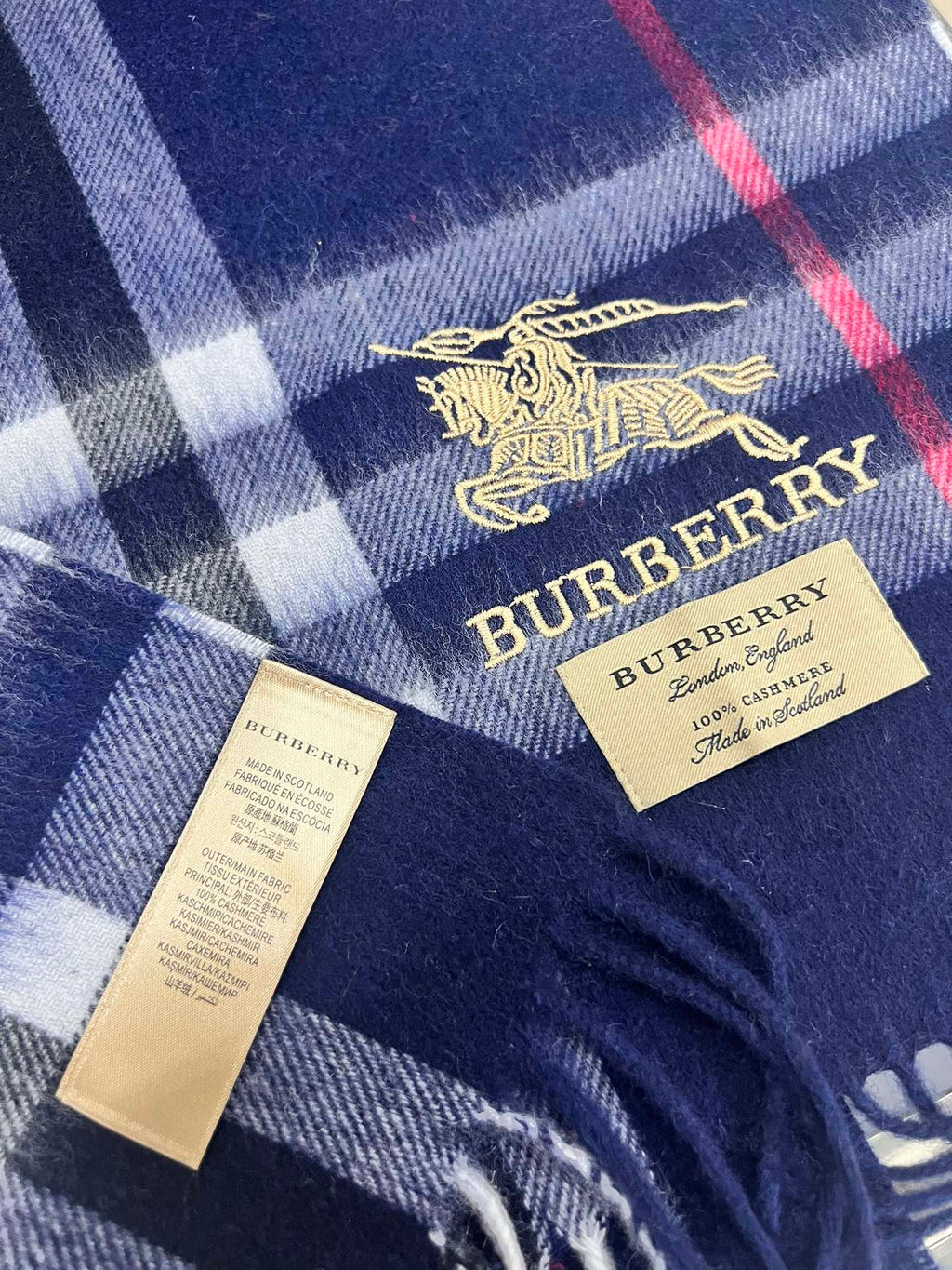 BURBERRY BBR SCARF 180 CM IN CASHMERE 732173
