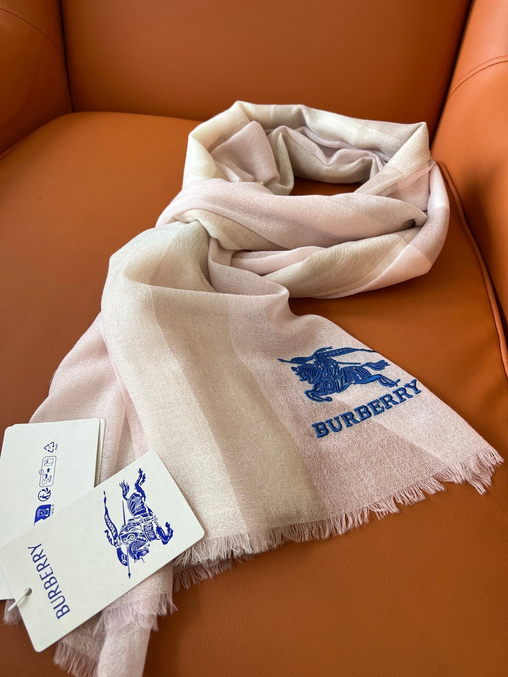BURBERRY BBR SCARF 200 CM IN CASHMERE 492288