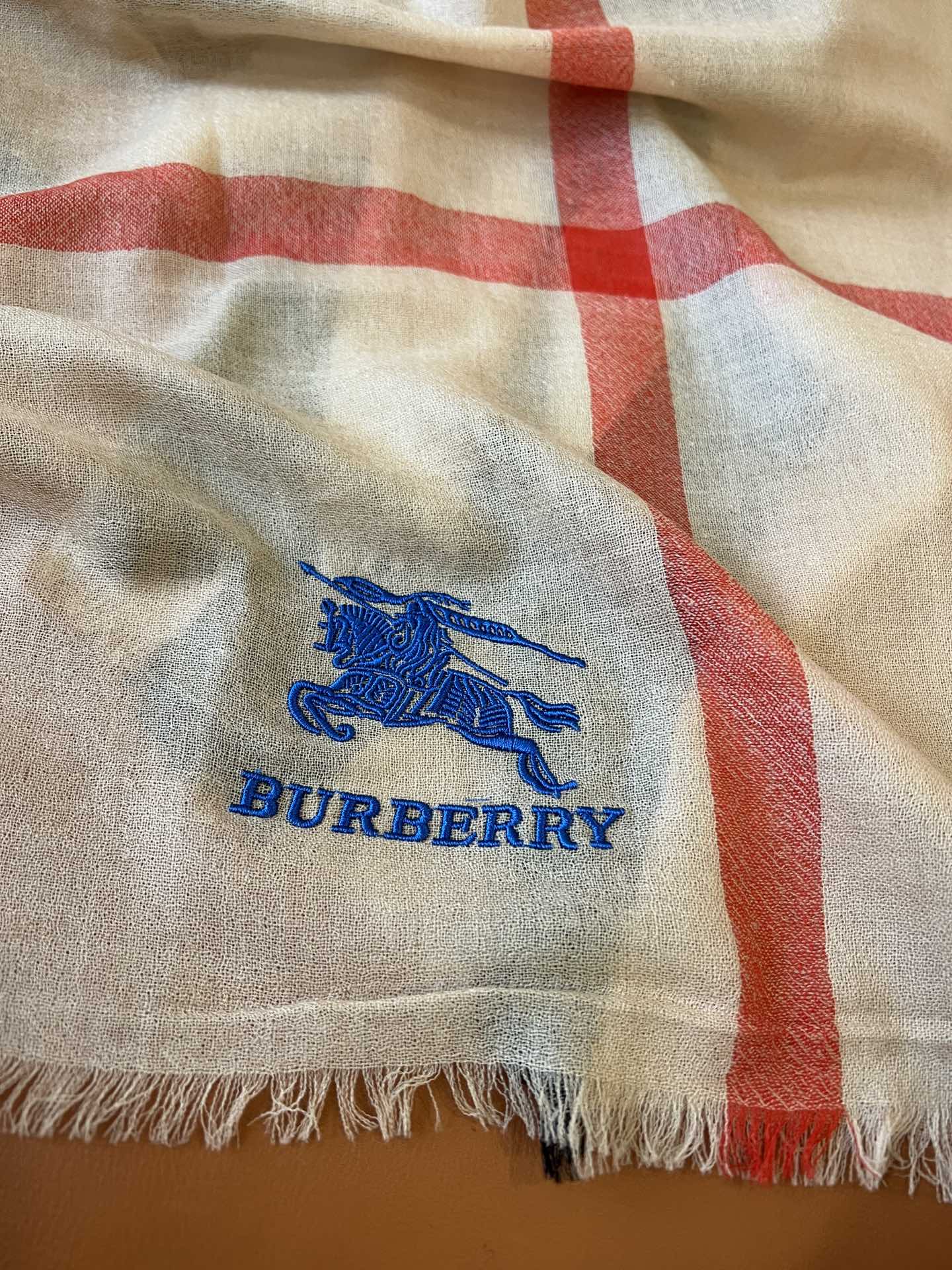 BURBERRY BBR SCARF 200 CM IN CASHMERE 492287