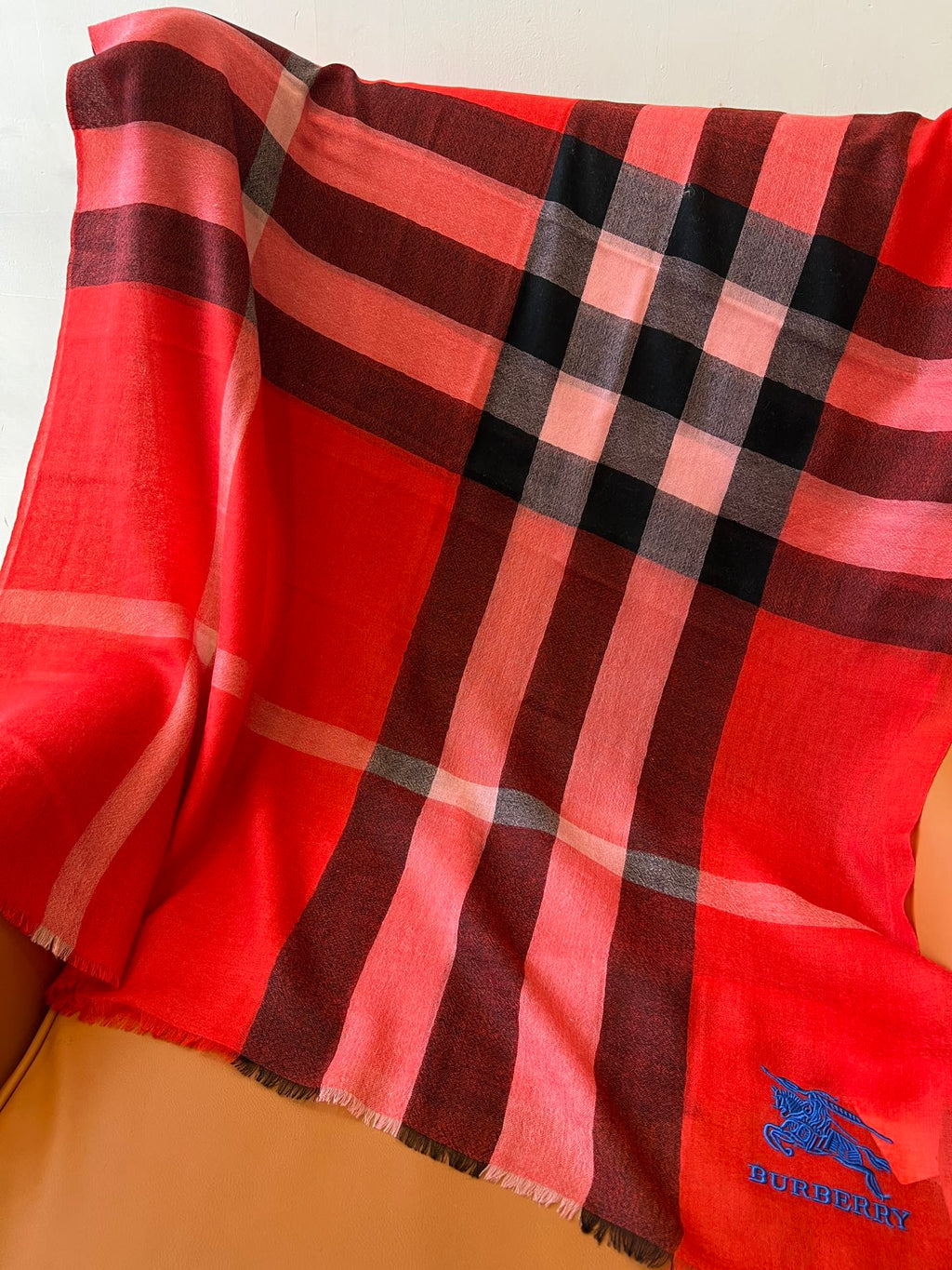 BURBERRY BBR SCARF 200 CM IN CASHMERE 492286