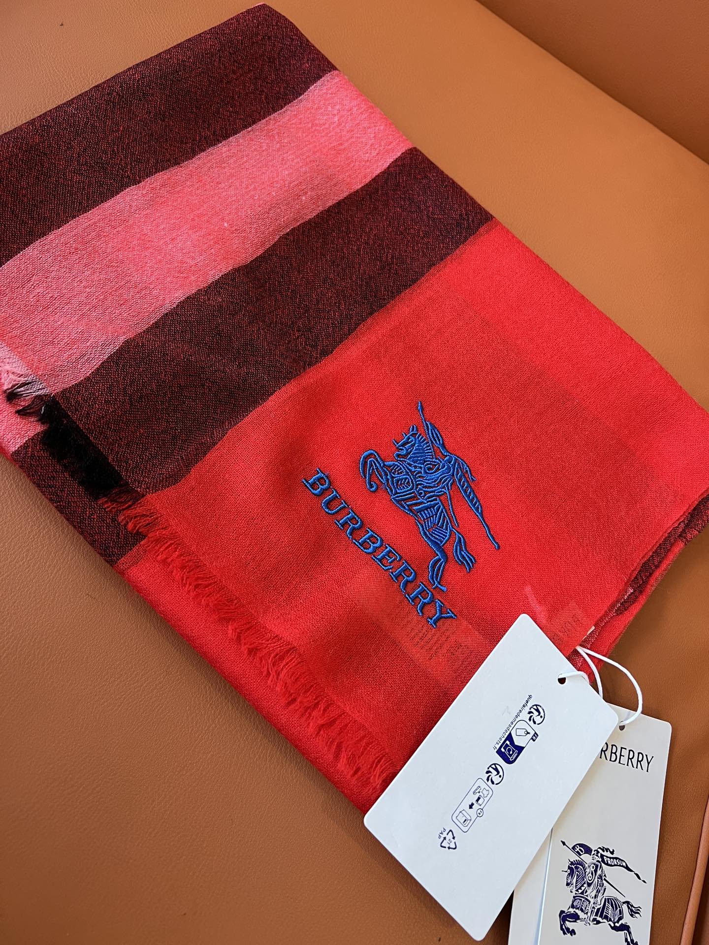 BURBERRY BBR SCARF 200 CM IN CASHMERE 492286