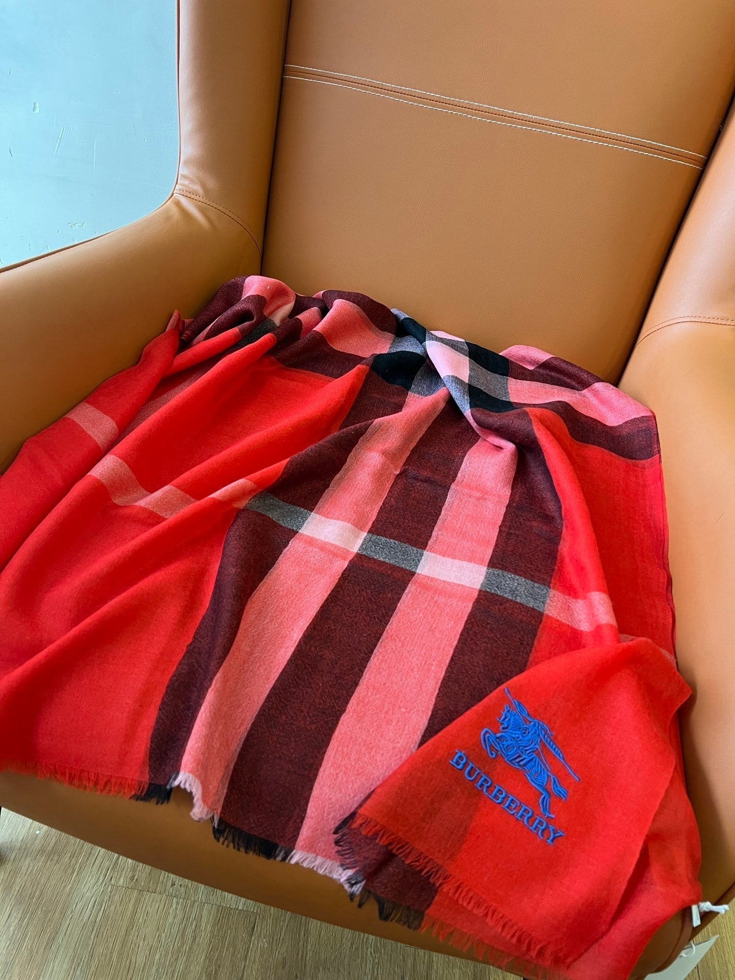 BURBERRY BBR SCARF 200 CM IN CASHMERE 492286