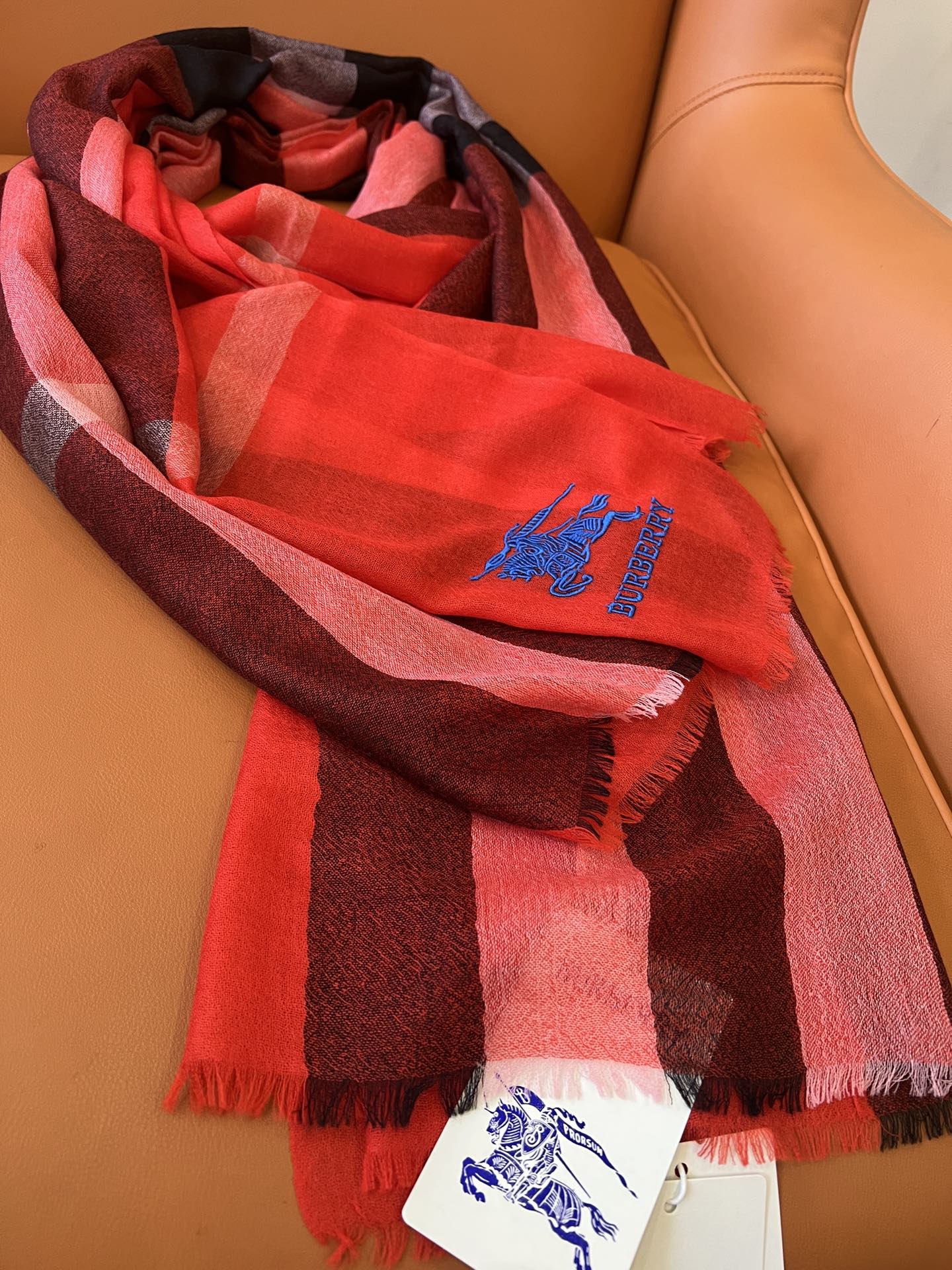 BURBERRY BBR SCARF 200 CM IN CASHMERE 492286