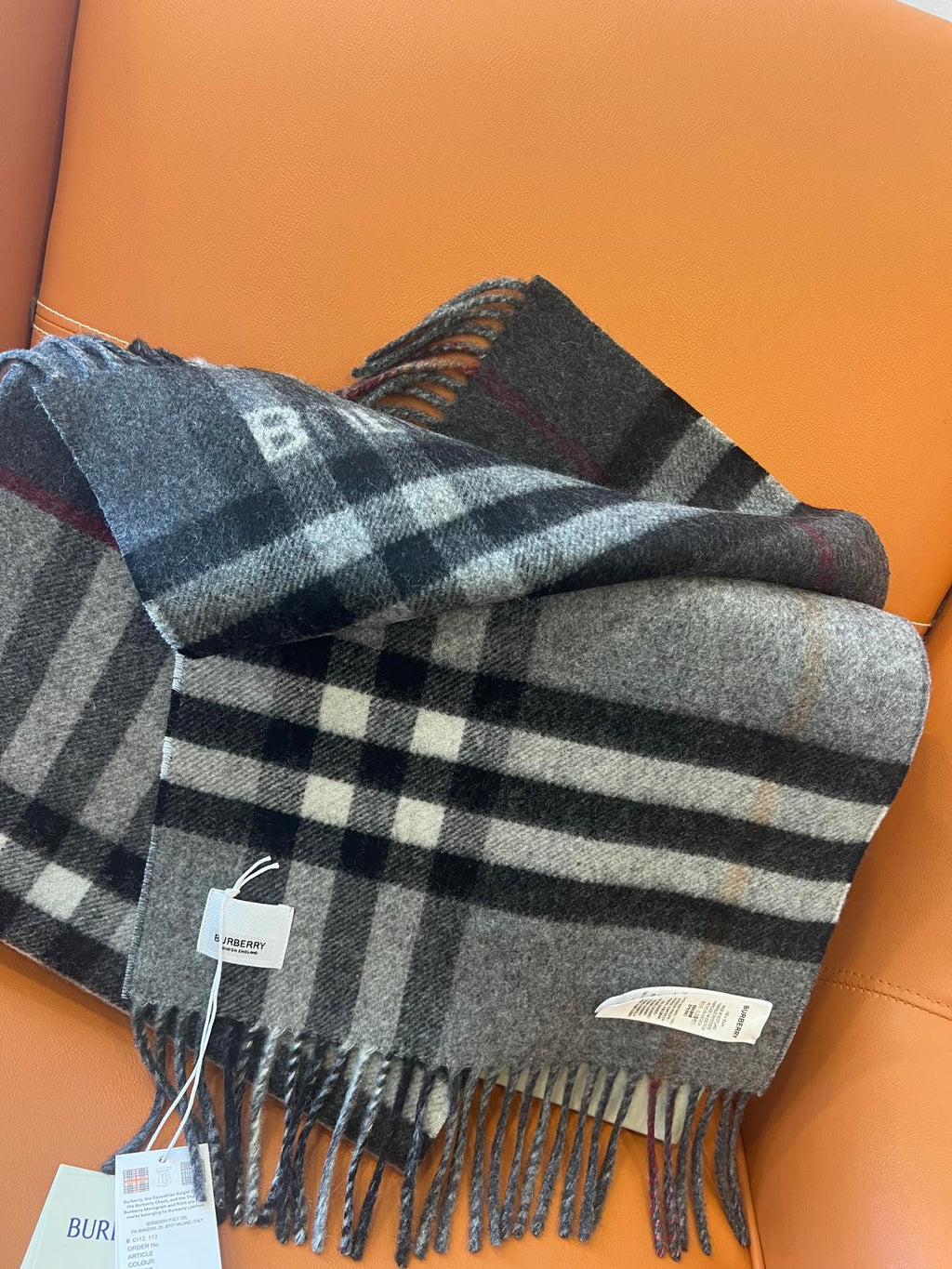 BURBERRY BBR SCARF 168 CM IN CASHMERE 489961