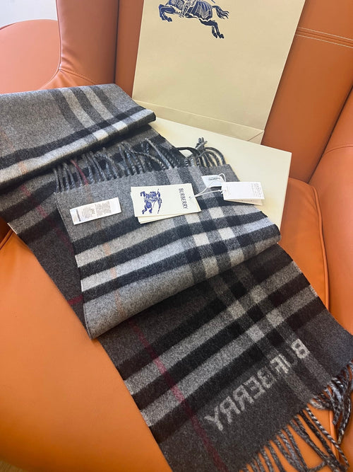BURBERRY BBR SCARF 168 CM IN CASHMERE 489961