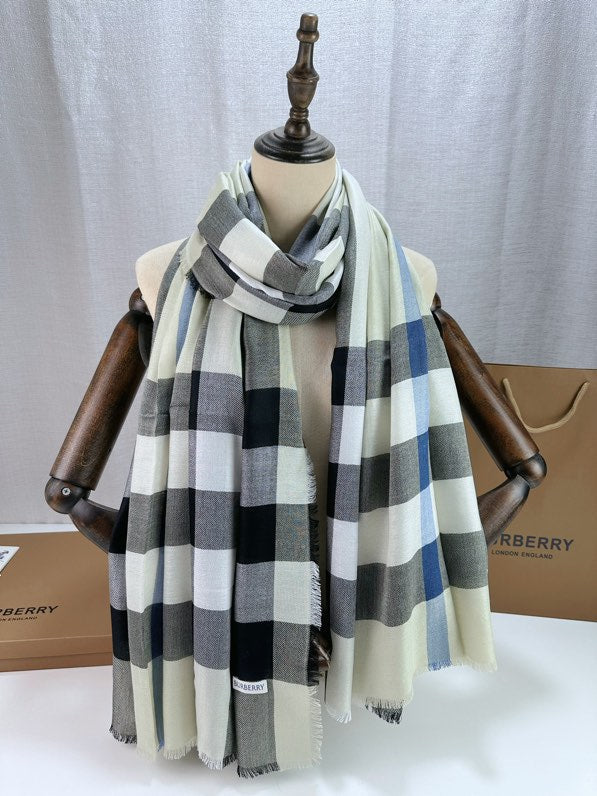 BURBERRY BBR SCARF 200 CM IN CASHMERE 740382