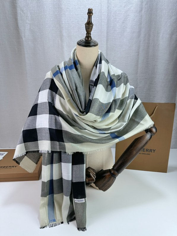 BURBERRY BBR SCARF 200 CM IN CASHMERE 740382