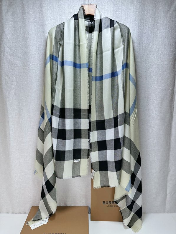 BURBERRY BBR SCARF 200 CM IN CASHMERE 740382