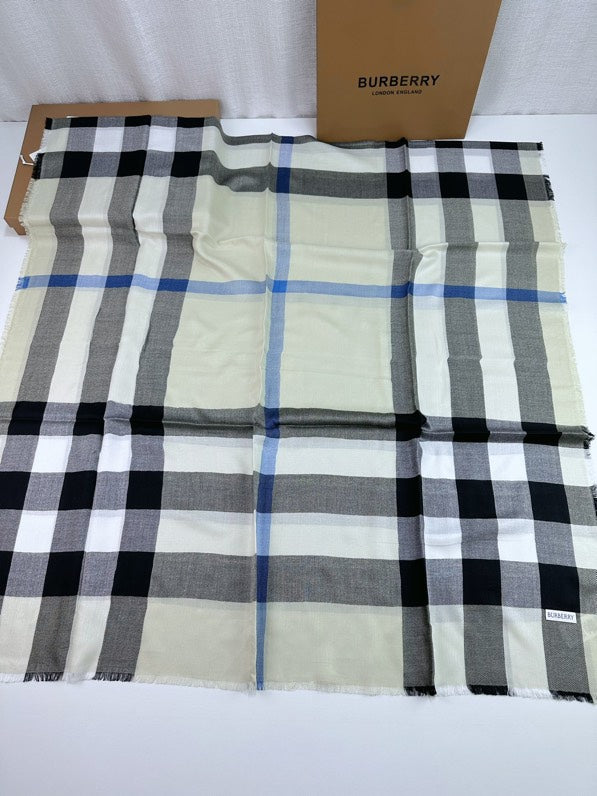 BURBERRY BBR SCARF 200 CM IN CASHMERE 740382