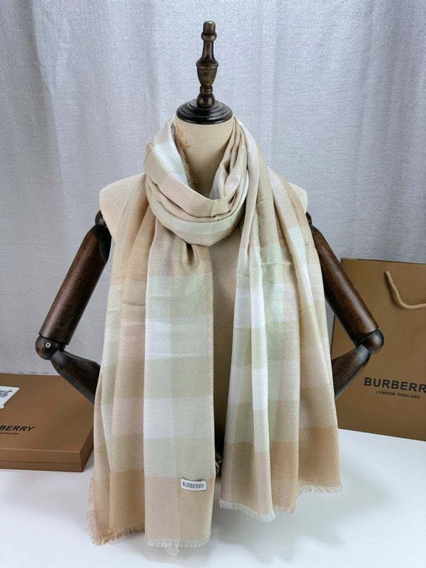 BURBERRY BBR SCARF 200 CM IN CASHMERE 740383