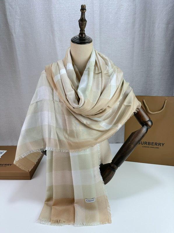 BURBERRY BBR SCARF 200 CM IN CASHMERE 740383