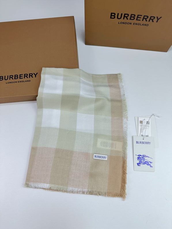 BURBERRY BBR SCARF 200 CM IN CASHMERE 740383