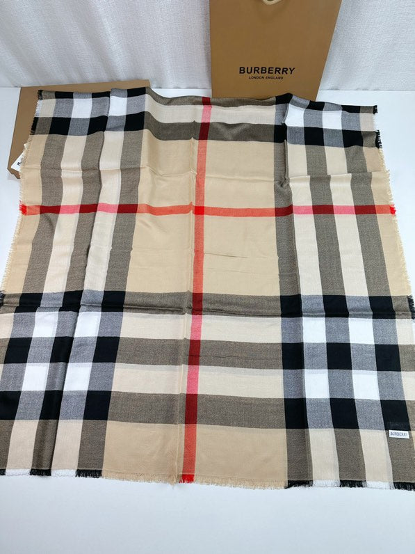 BURBERRY BBR SCARF 200 CM IN CASHMERE 740384