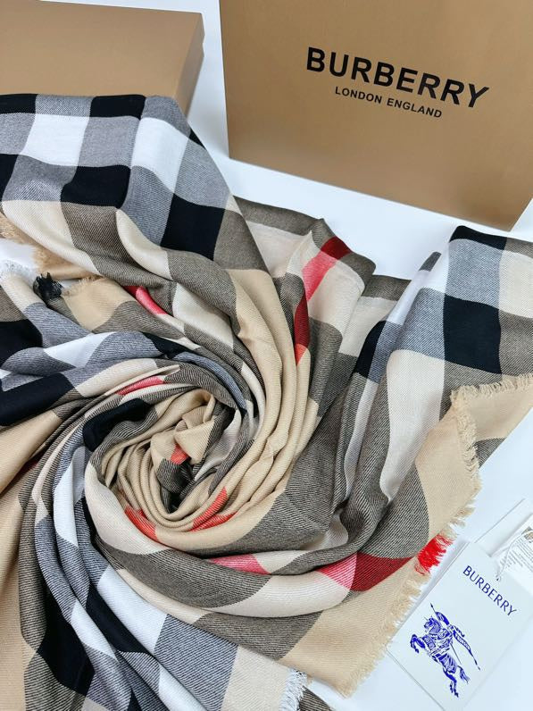 BURBERRY BBR SCARF 200 CM IN CASHMERE 740384
