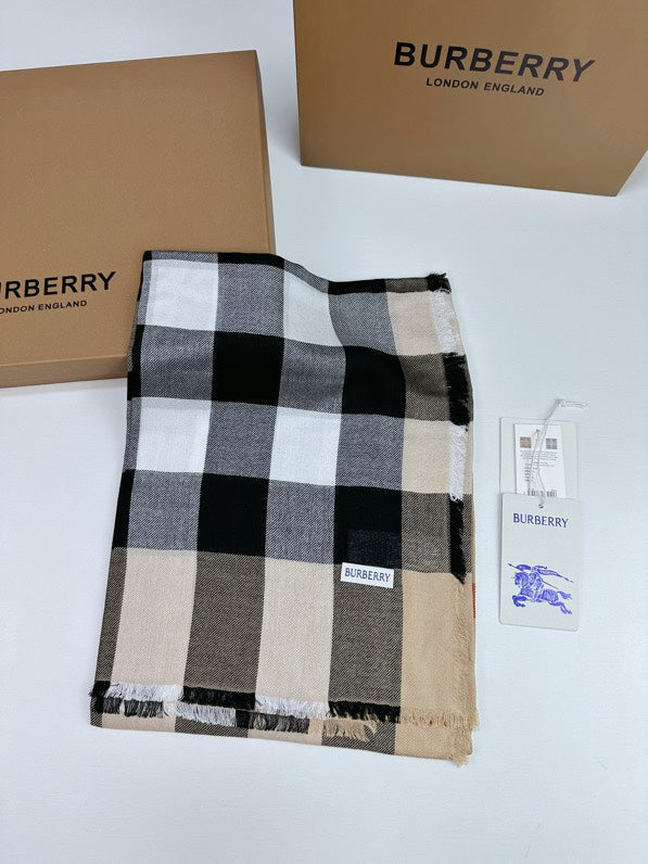 BURBERRY BBR SCARF 200 CM IN CASHMERE 740384
