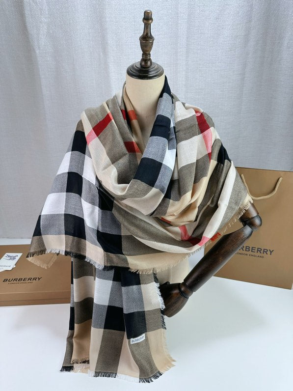 BURBERRY BBR SCARF 200 CM IN CASHMERE 740384