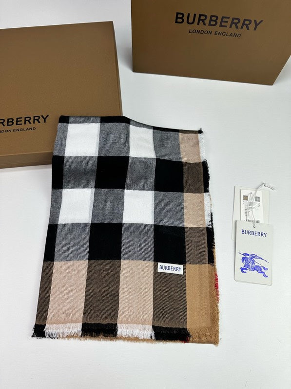 BURBERRY BBR SCARF 200 CM IN CASHMERE 740386