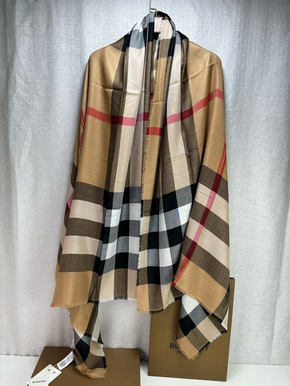 BURBERRY BBR SCARF 200 CM IN CASHMERE 740386