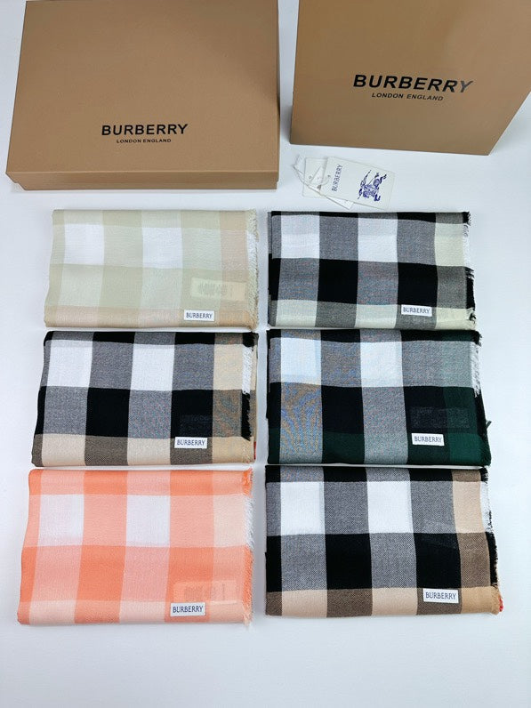 BURBERRY BBR SCARF 200 CM IN CASHMERE 740386