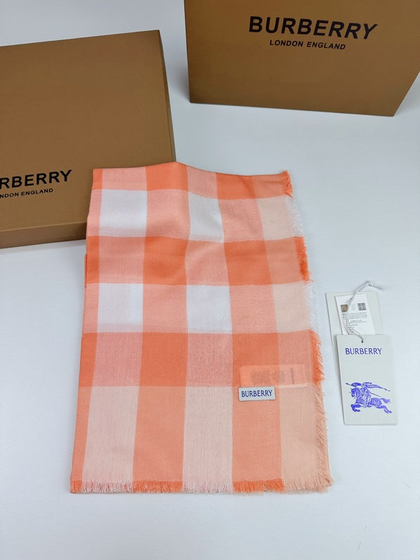 BURBERRY BBR SCARF 200 CM IN CASHMERE 740387