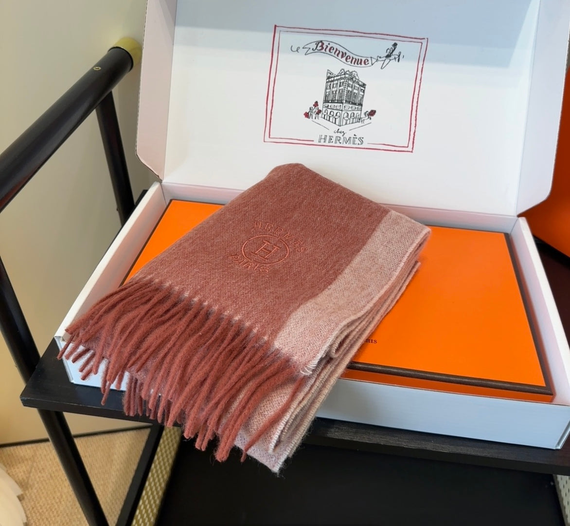 HERMES HERMES 25S SCARF 190 IN CASERE 854634