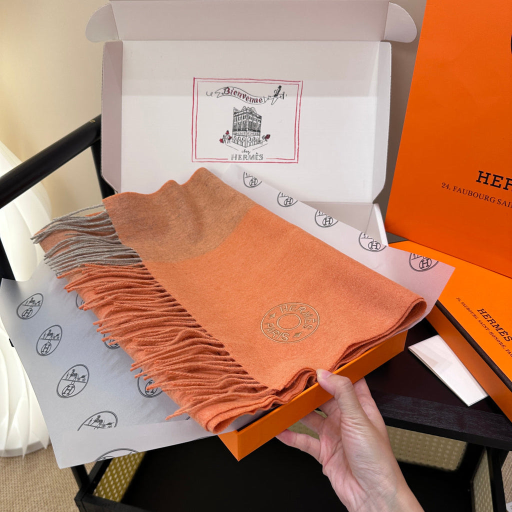 HERMES HERMES 25S SCARF 190 IN CASERE 986050