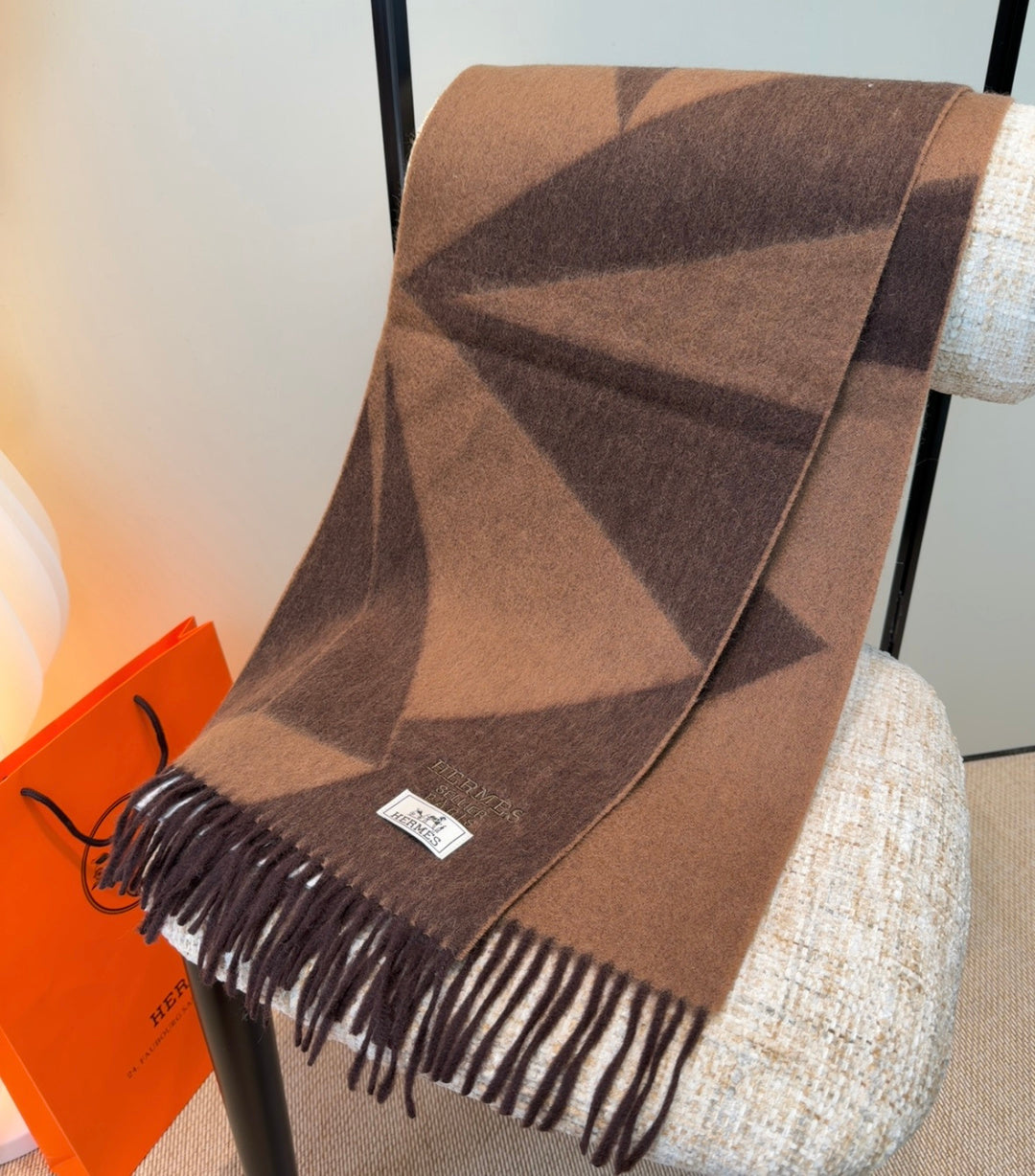HERMES HERMES 25S SCARF 190 IN CASERE 987695