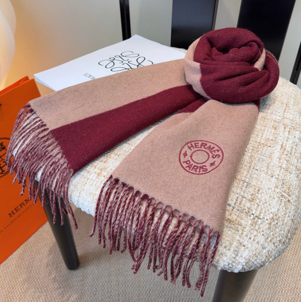 HERMES HERMES 25S SCARF 190 IN CASERE 989785