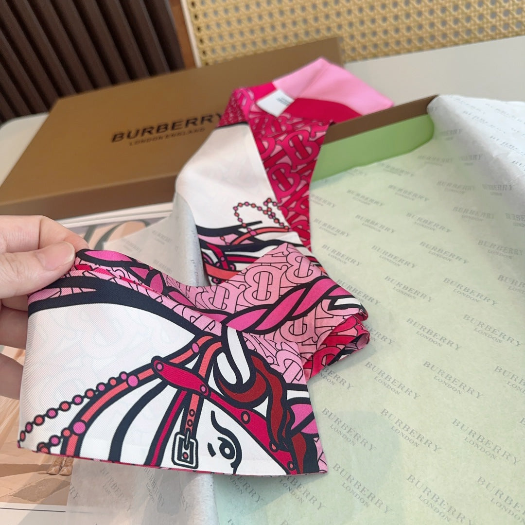 BURBERRY BBR RIBBON 160 CM IN SILK 583533