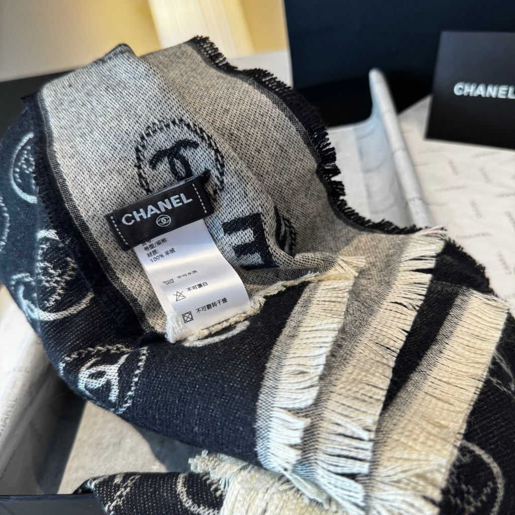 CHANEL 25S SCARF 200 CM IN CASHMERE 942945