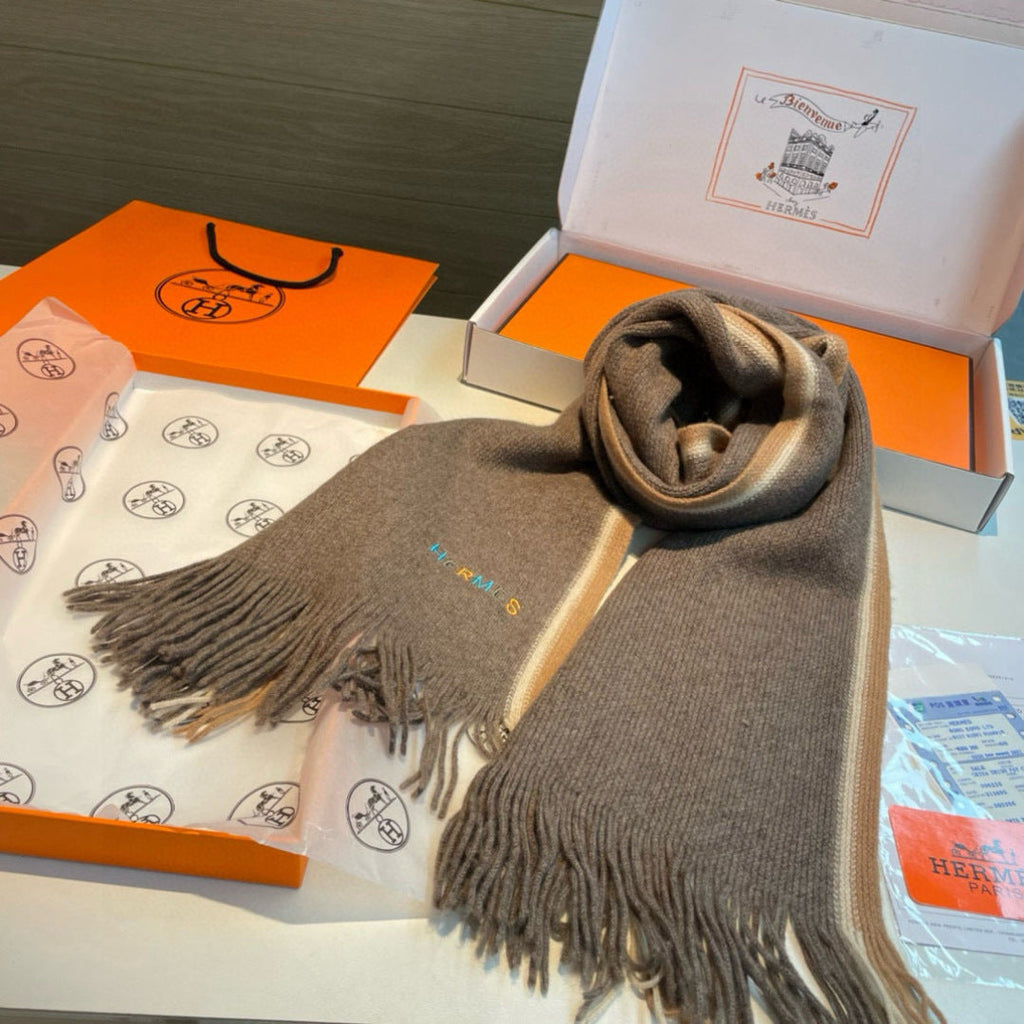 HERMES HERMES 25S SCARF 180 IN CASERE 989876