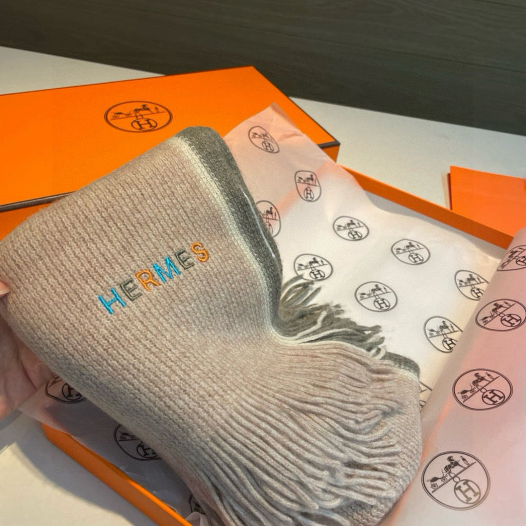 HERMES HERMES 25S SCARF 180 IN CASERE 989877