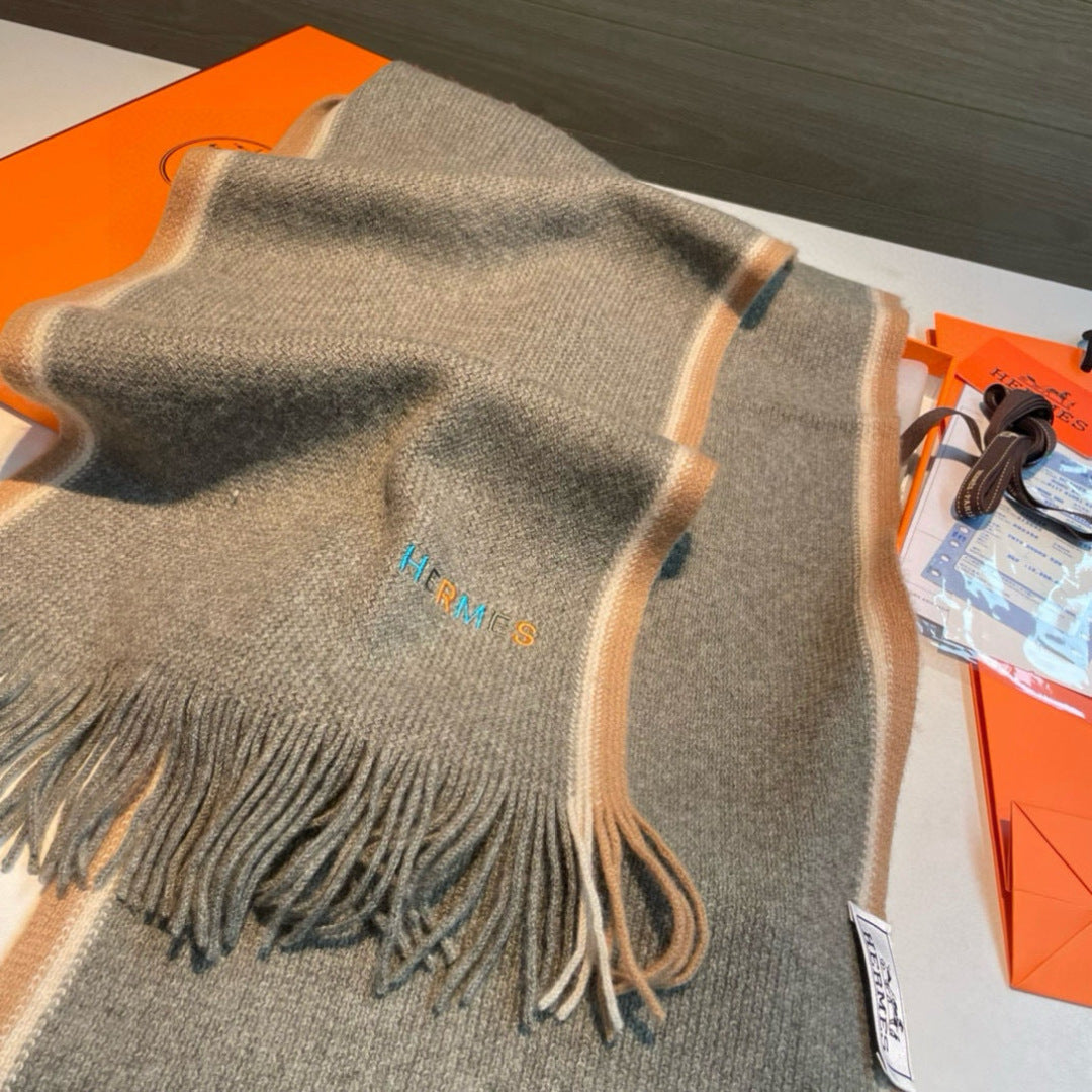 HERMES HERMES 25S SCARF 180 IN CASERE 989878