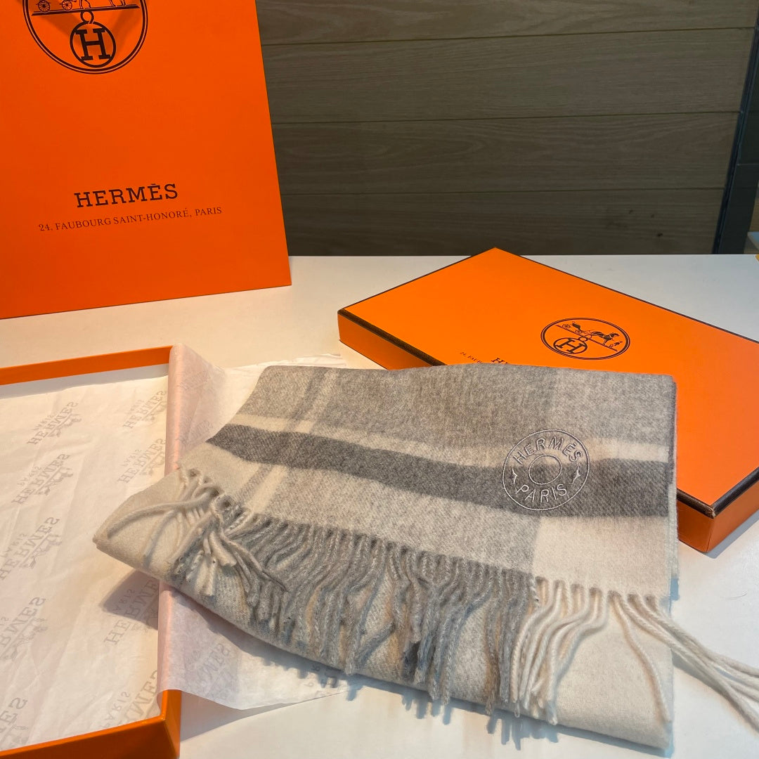 HERMES HERMES 25S SCARF 180 IN CASERE 989918
