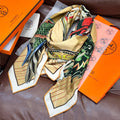 HERMES HERMES 25S SCARF 140 IN SILK CASERE 989487