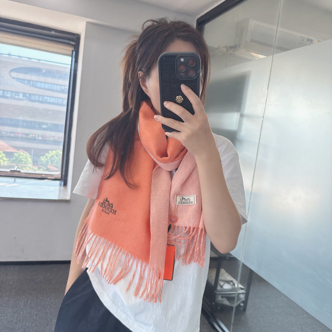 HERMES HERMES 25S SCARF 180 IN CASERE 987742