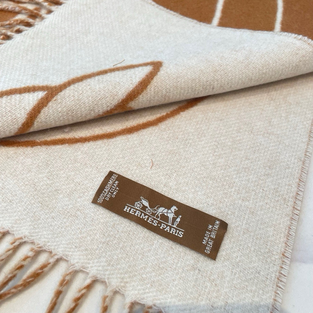 HERMES HERMES 25S SCARF 195 IN CASERE 989851