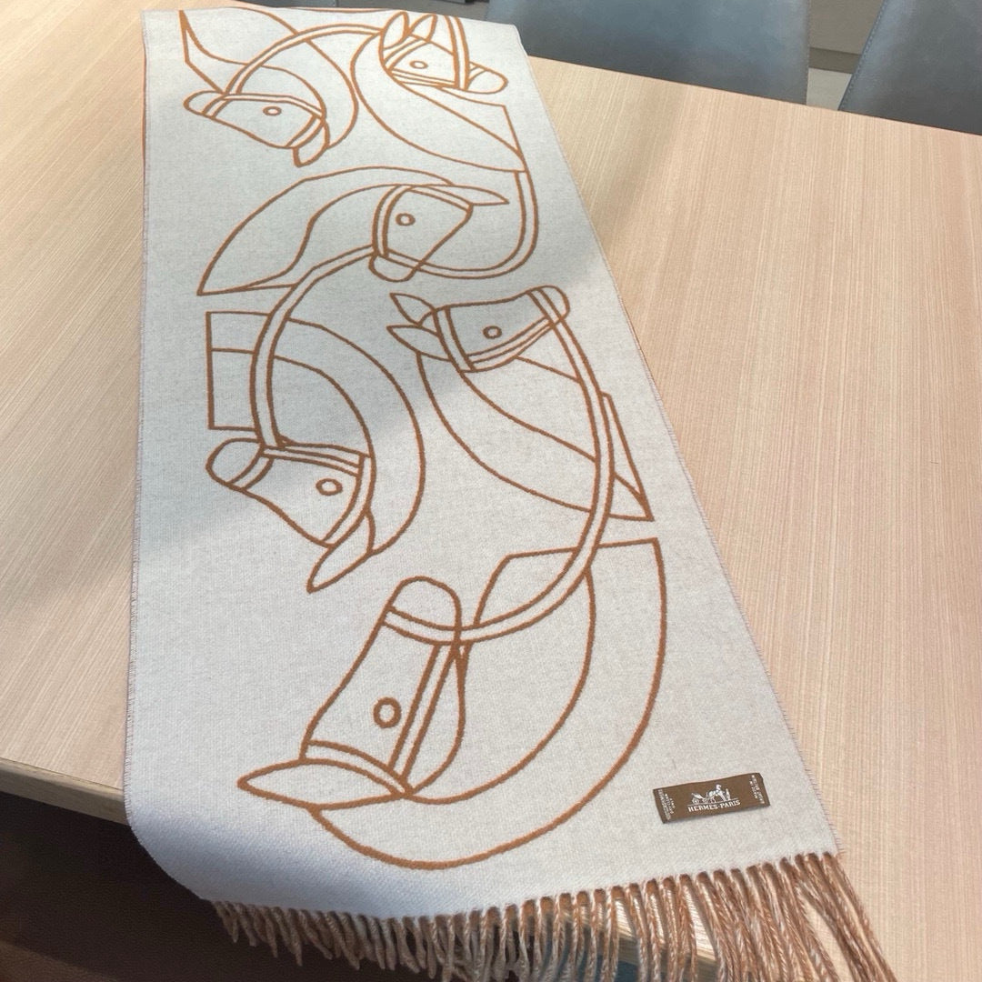 HERMES HERMES 25S SCARF 195 IN CASERE 989851