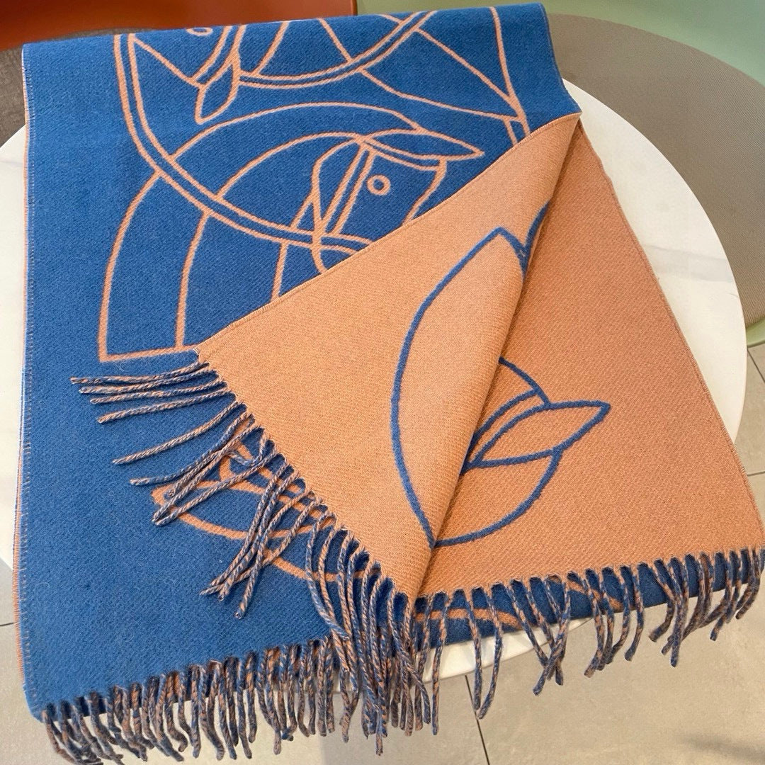 HERMES HERMES 25S SCARF 195 IN CASERE 989852