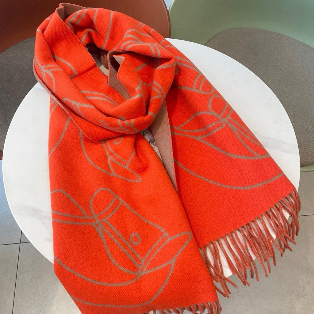 HERMES HERMES 25S SCARF 195 IN CASERE 989853