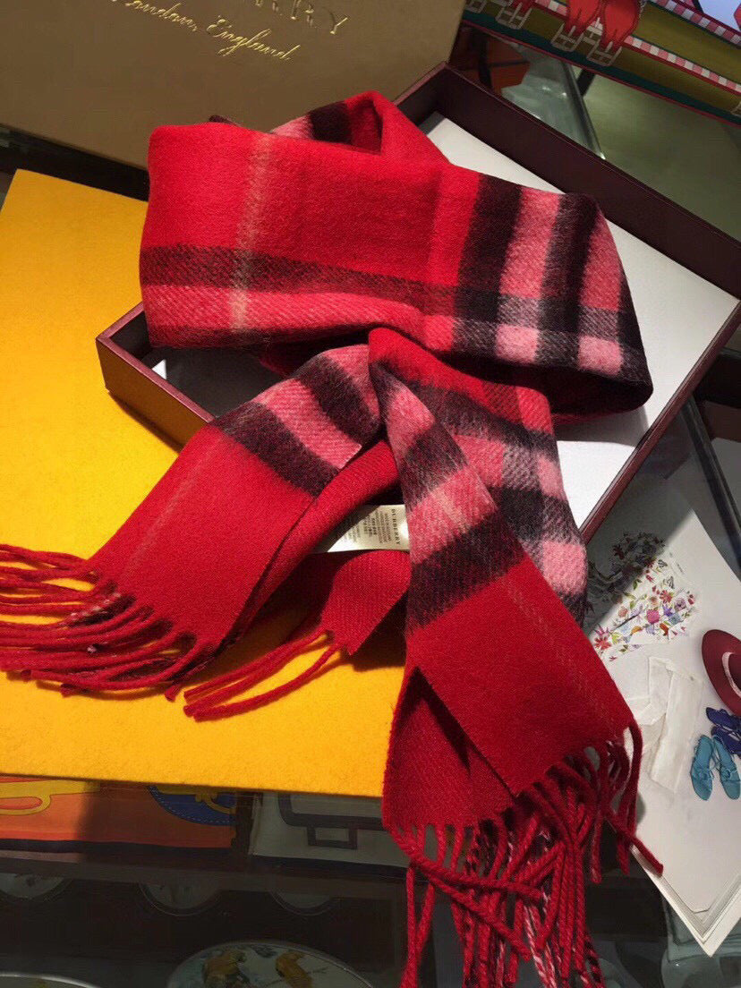 BURBERRY BBR SCARF 168 CM IN CASHMERE 549655