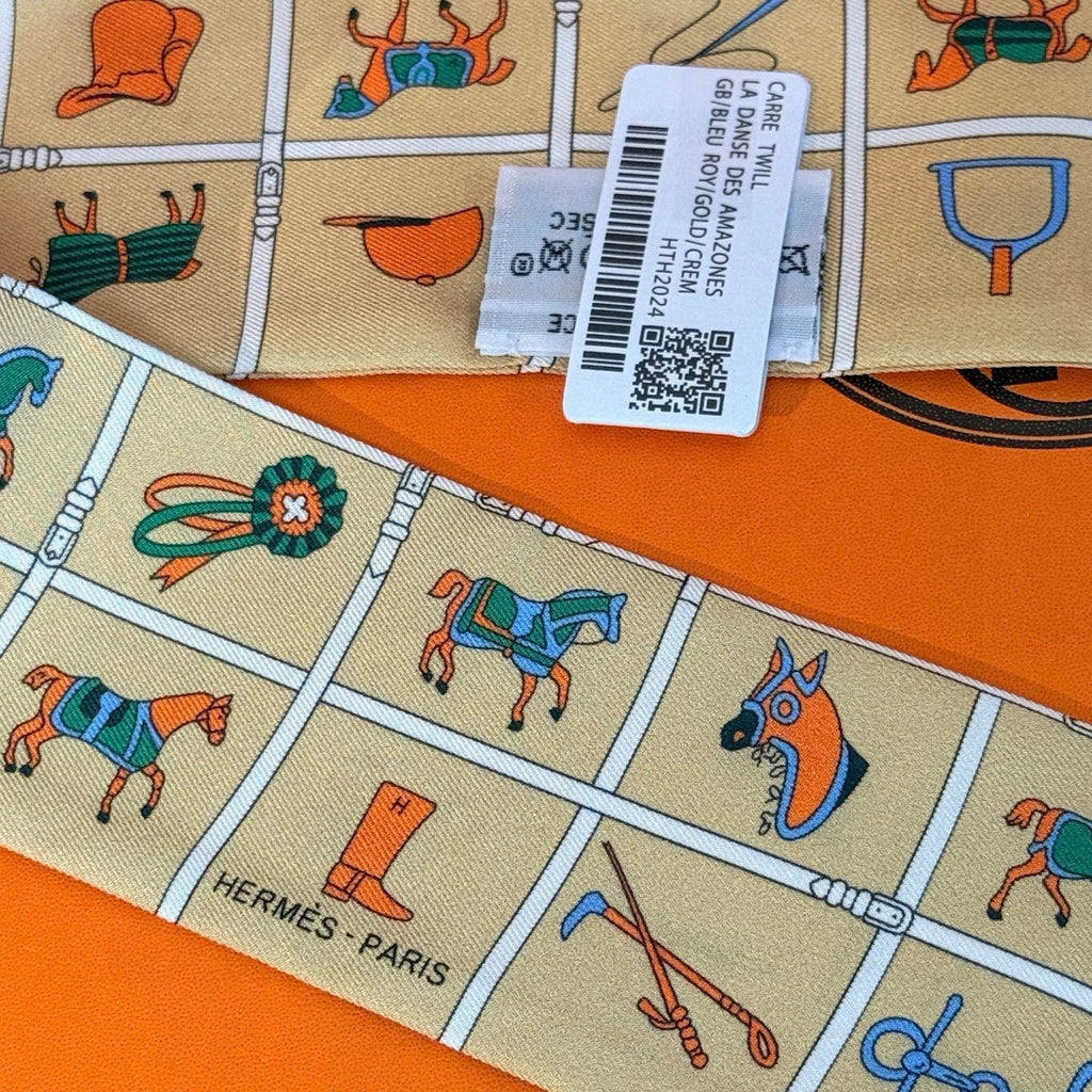 HERMES HERMES 25S SCARF 86 IN SILK 853137