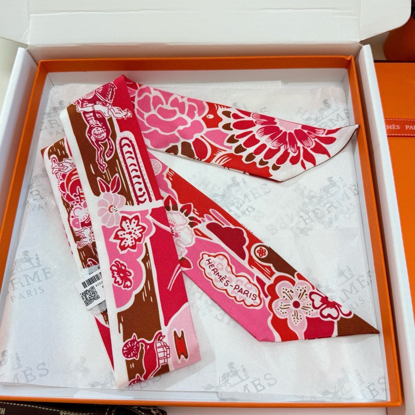HERMES HERMES 25S SCARF 90 IN SILK 854957
