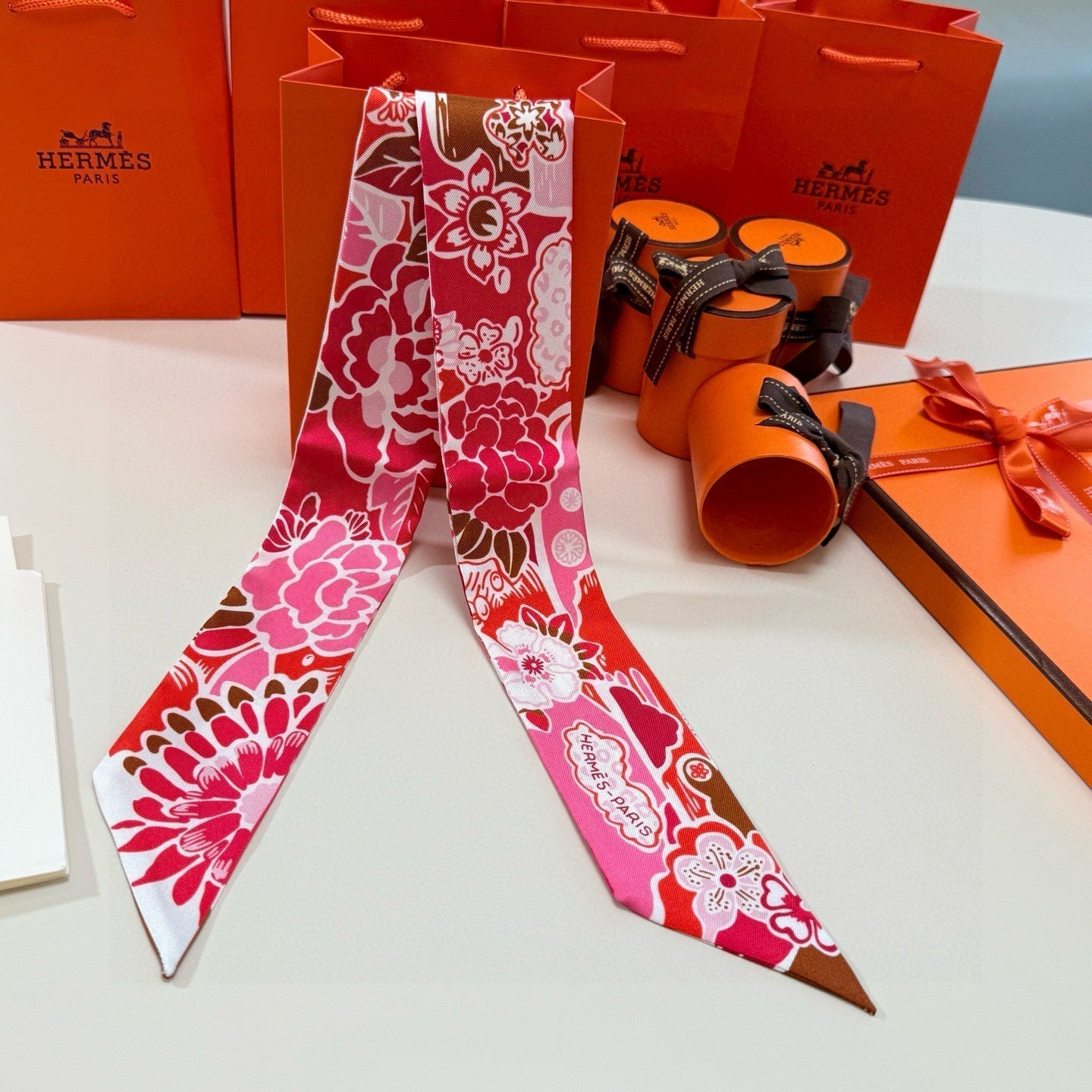 HERMES HERMES 25S SCARF 90 IN SILK 854957