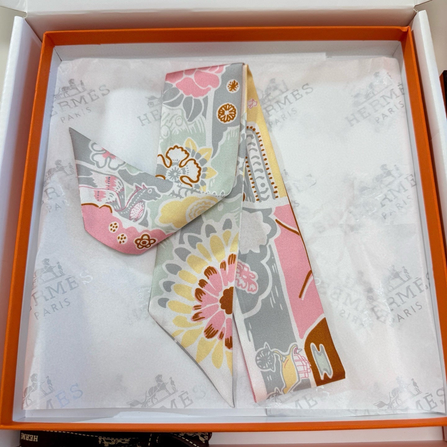 HERMES HERMES 25S SCARF 90 IN SILK 854960