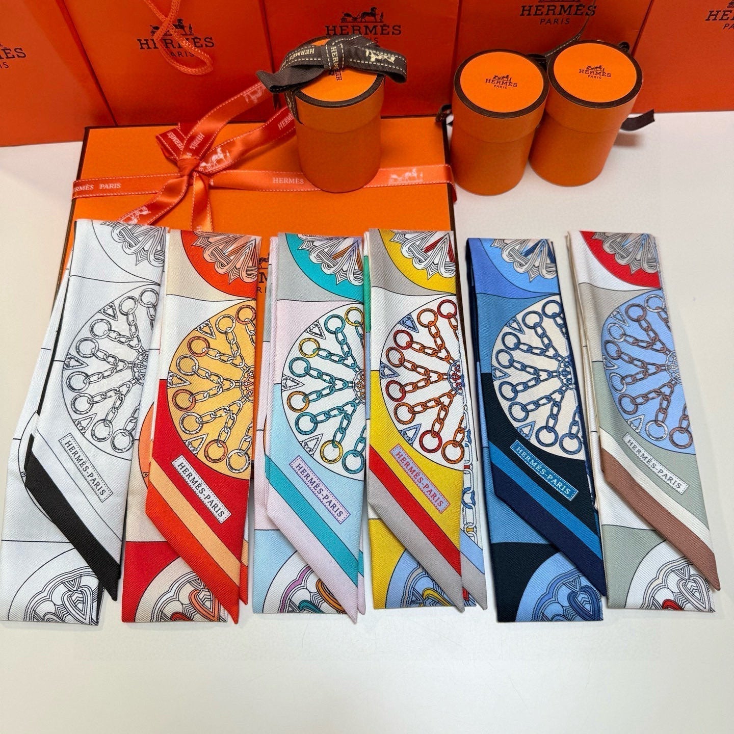 HERMES HERMES 25S SCARF 90 IN SILK 856722